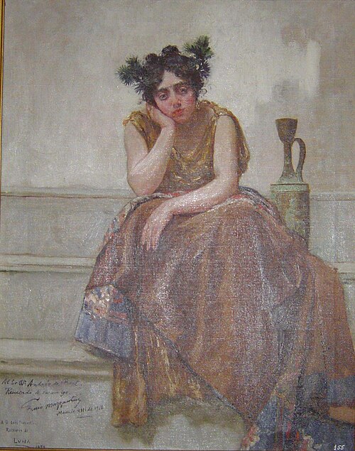 Weibliche Figur, , Juan Luna