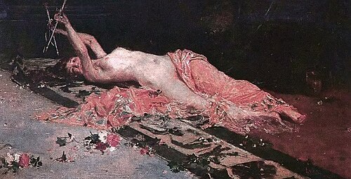 Odalisque, 1885, Juan Luna