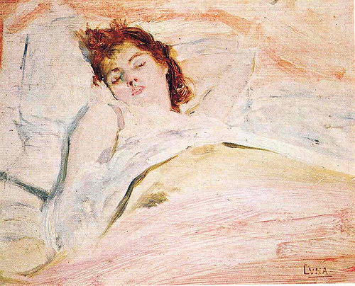 Ensueños de Amor, 1890, Juan Luna