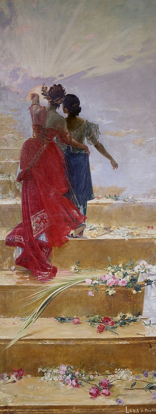 Spain taking glory to the Philippines, 1888, Juan Luna