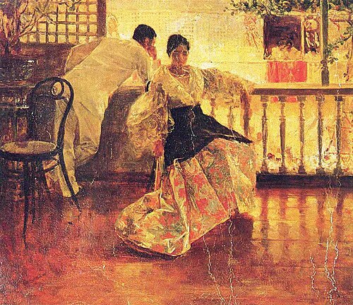 Tampuhan, 1895, Juan Luna