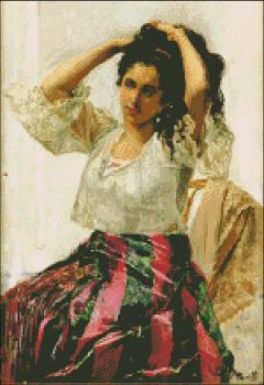 Una Mestiza, 1887, Juan Luna