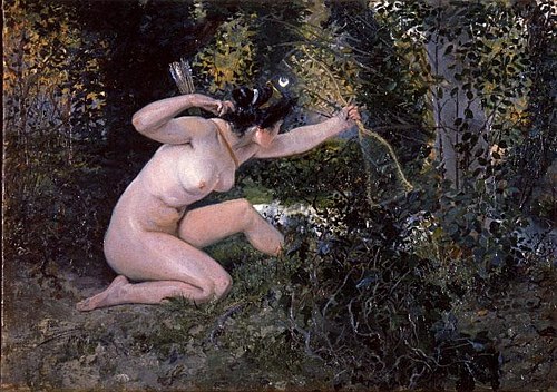 Diana cazadora, 1902, César Alvarez Dumont