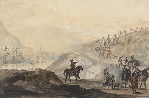 Cavalry Troops and Camp Followers on the Move, , Peter Tillemans