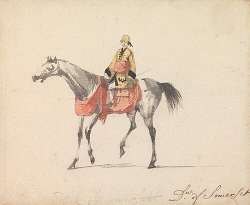 The Duke of Somerset on Horseback, , Peter Tillemans