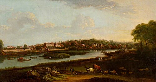 View of Richmond Park from Twickenham Park, 1720, Peter Tillemans