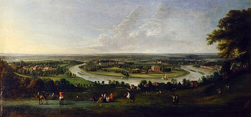 View of the Thames from Richmond Hill, 1720, Peter Tillemans