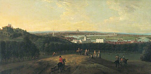 London from Greenwich Park, , Peter Tillemans