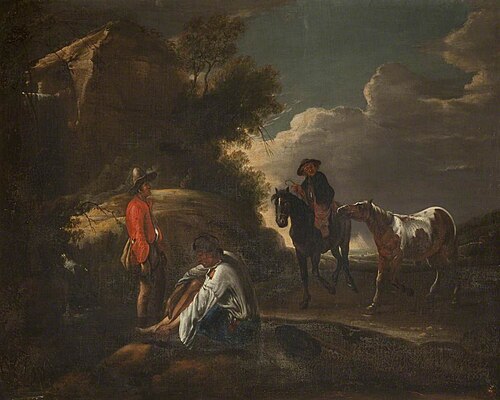 Figures in a Landscape, , Peter Tillemans