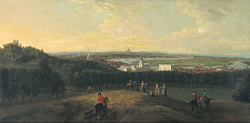 London from Greenwich Park, 1720, Peter Tillemans