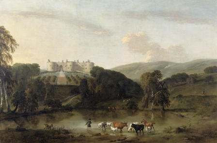 Chirk Castle from the North, 1725, Peter Tillemans