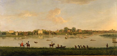 The Thames at Twickenham, 1725, Peter Tillemans