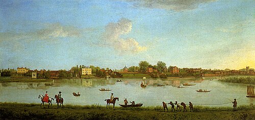 Prospect of the River Thames at Twickenham, , Peter Tillemans