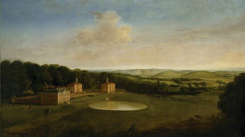 A View of Uppark, 1729, Peter Tillemans