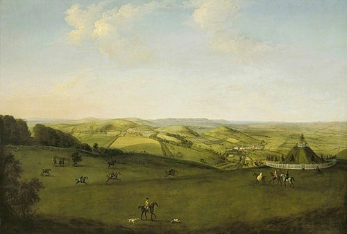 A View on the Downs near Uppark, 1720, Peter Tillemans