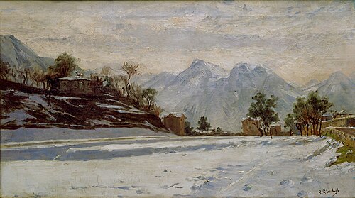 Covered in snow - Como, Italy, 1913, Reinaldo Giudici