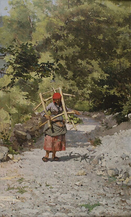 Subiendo la cuesta, 1883, Reinaldo Giudici
