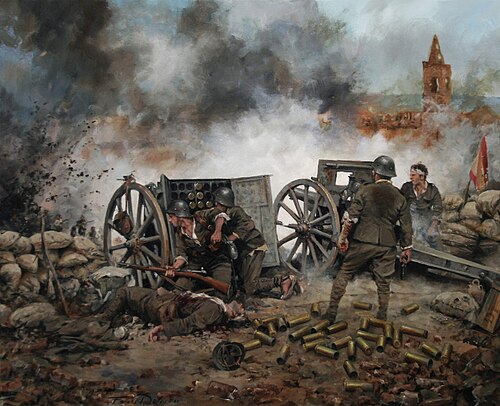 Al pie del cañón, , Augusto Ferrer-Dalmau