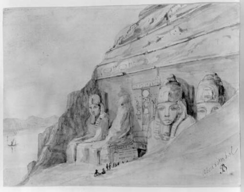 Abu Simbel, 1849, Selina Bracebridge