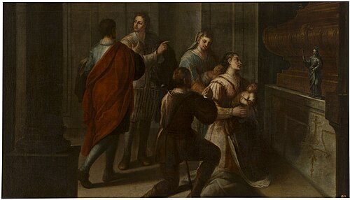 Sant Dídac ressuscita dos nens, 1729, Juan García de Miranda
