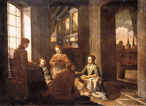 The Education of Saint Theresa, 1735, Juan García de Miranda