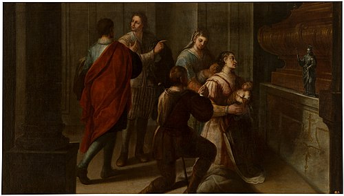 San Diego resucita a dos niños, 1729, Juan García de Miranda