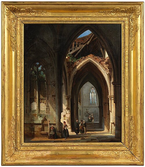 Interior from the Church Saint Thibault in Bourgogne, , Étienne Bouhot