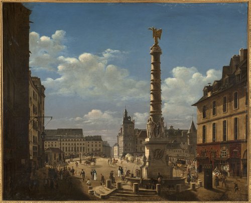 La Place du Châtelet, 1810, Étienne Bouhot