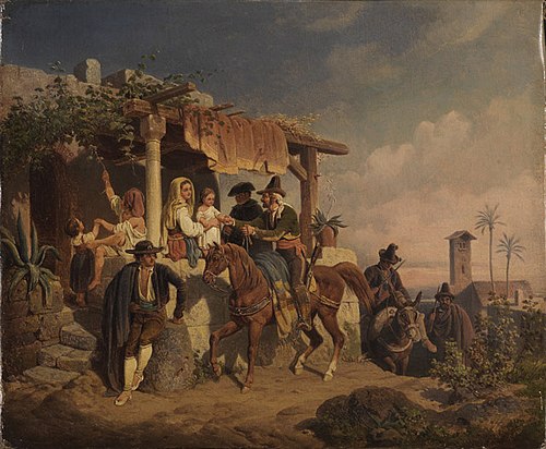Spanische Genreszene, 1850, Mathias Artaria