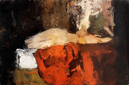Reclining nude (1888), 1888, George Hendrik Breitner