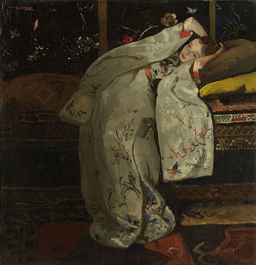 Fille en kimono blanc, 1894, George Hendrik Breitner