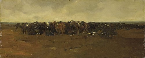 Cavalry at Repose, 1885, George Hendrik Breitner