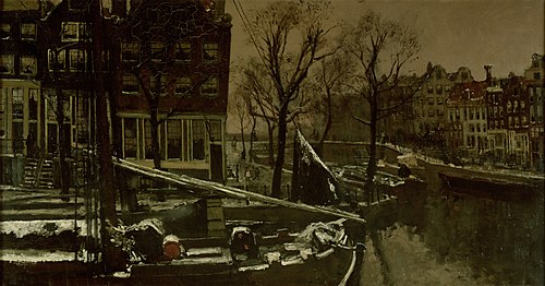 Hiver à Amsterdam, 1900, George Hendrik Breitner