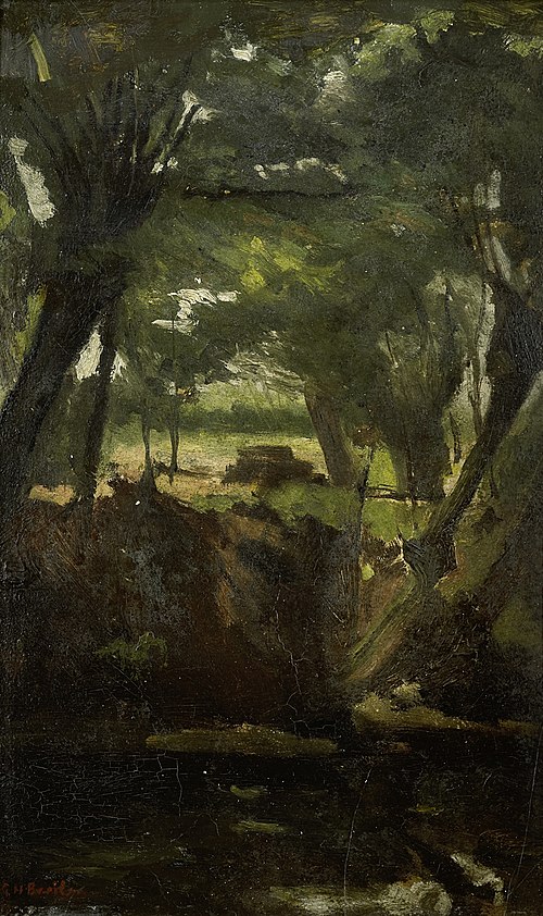 View in the Woods, 1901, George Hendrik Breitner