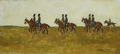 Hussars in the Open Field, 1901, George Hendrik Breitner