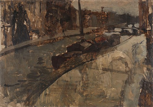 Amsterdamse gracht, 1901, George Hendrik Breitner