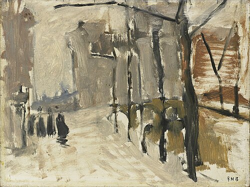 Cityscape in The Hague (?) (?), 1901, George Hendrik Breitner