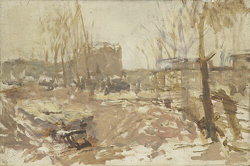 Bouwterrein, 1901, George Hendrik Breitner
