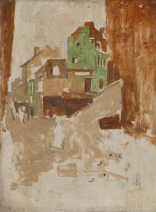 Street in Montmartre, Paris, 1901, George Hendrik Breitner