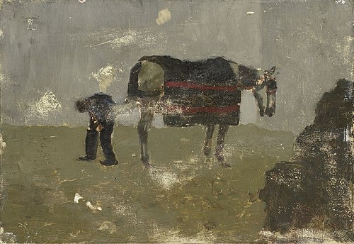 Blacksmith with Gray, 1901, George Hendrik Breitner