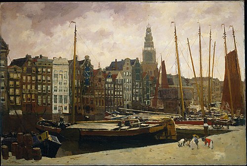 Het Damrak te Amsterdam, 1903, George Hendrik Breitner
