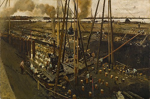Heiwerk van Diemenstraat, 1897, George Hendrik Breitner