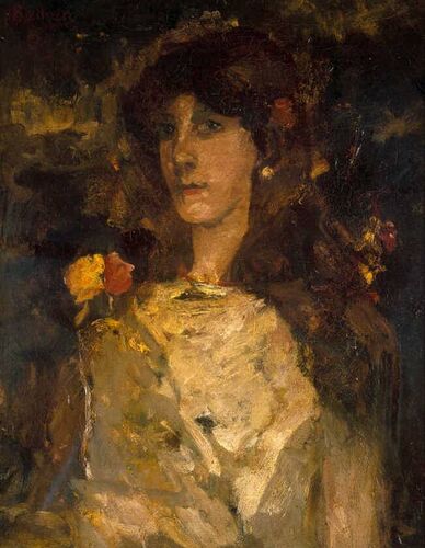 Portrait d'une jeune fille, 1883, George Hendrik Breitner