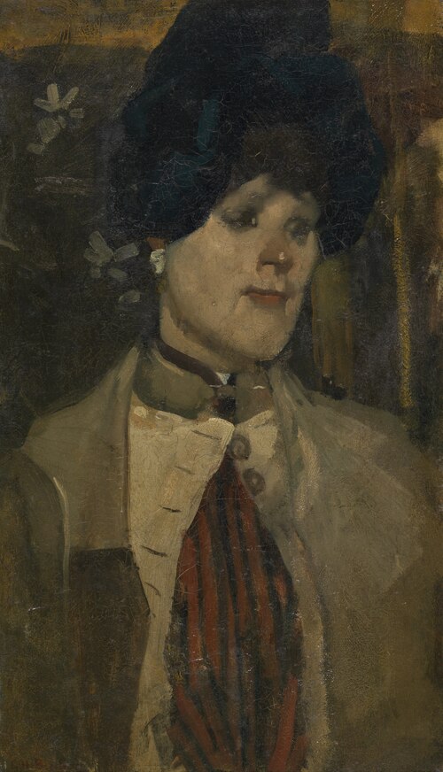 Portrait of a Chanteuse, 1880, George Hendrik Breitner