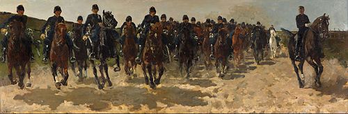 Cavalry, 1883, George Hendrik Breitner