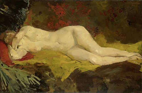 Nu allongé, 1888, George Hendrik Breitner