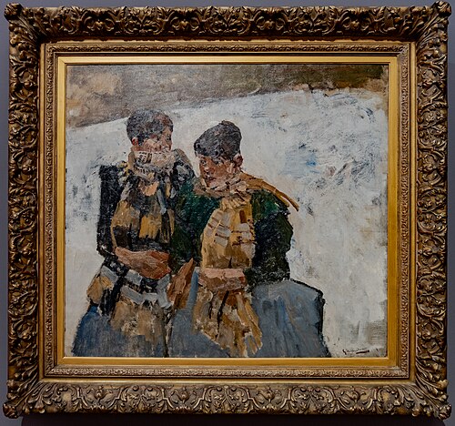 Meisjes in de sneeuw, 1894, George Hendrik Breitner