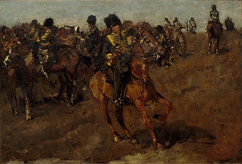 De trompetter van de Gele Rijders, 1887, George Hendrik Breitner
