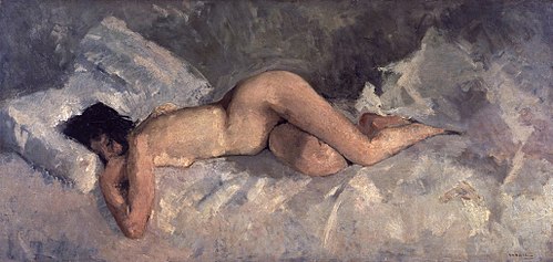 Liggend naakt, 1887, George Hendrik Breitner