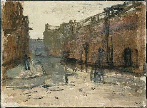De Baan in Rotterdam (studie), , George Hendrik Breitner
